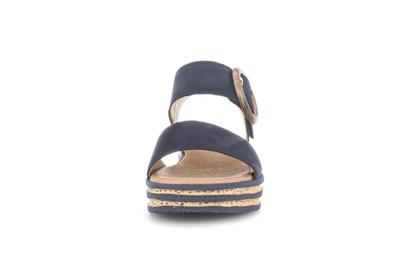 Gabor Plateau Sandalen Dunkelblau