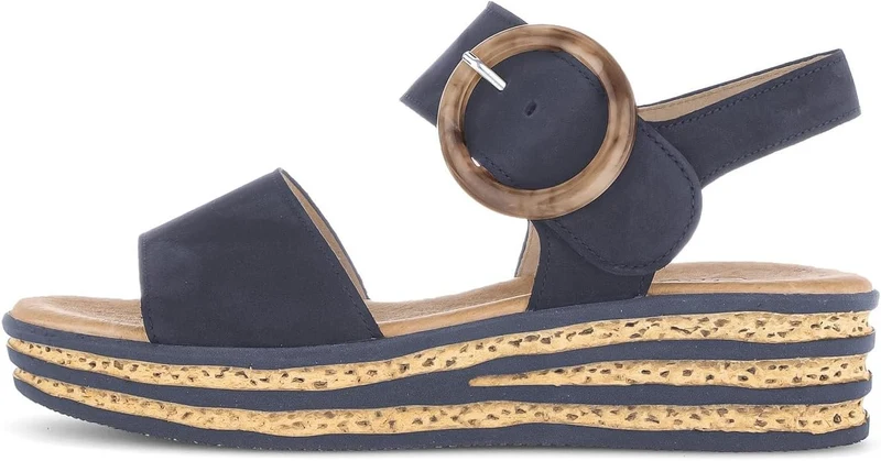 Gabor Plateau Sandalen Dunkelblau
