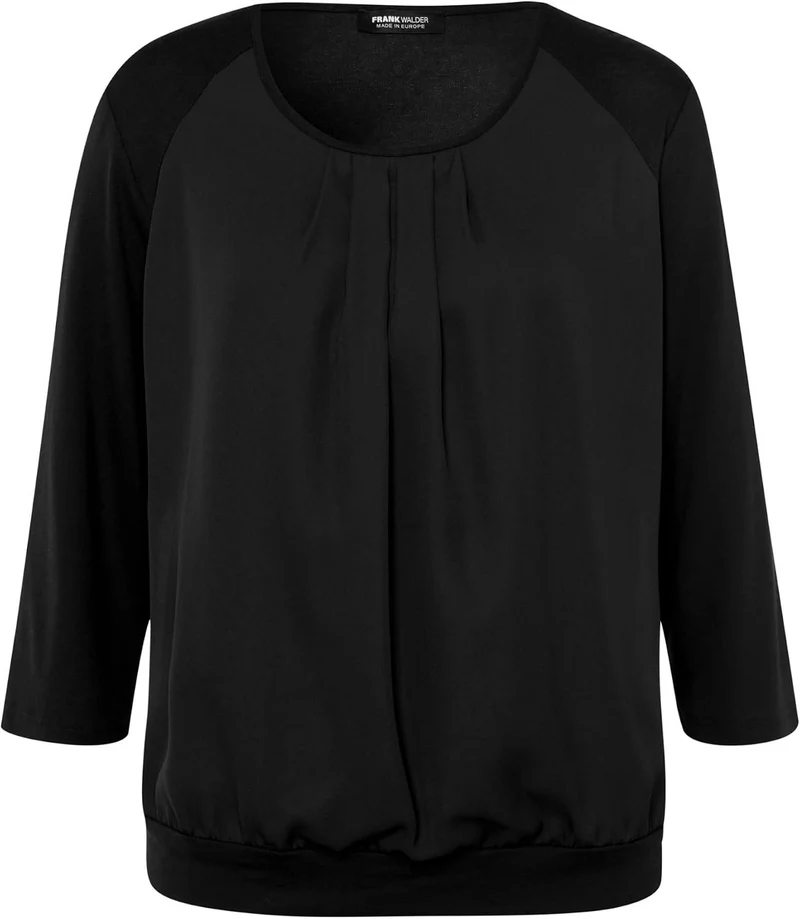 Frank Walder Longbluse schwarz