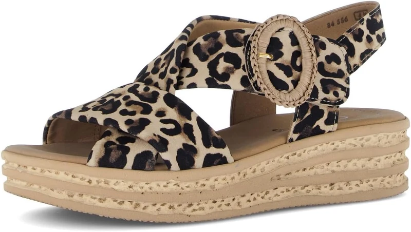 Gabor Keilsandalen beige