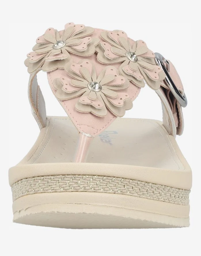 Rieker Zehentrenner rosa