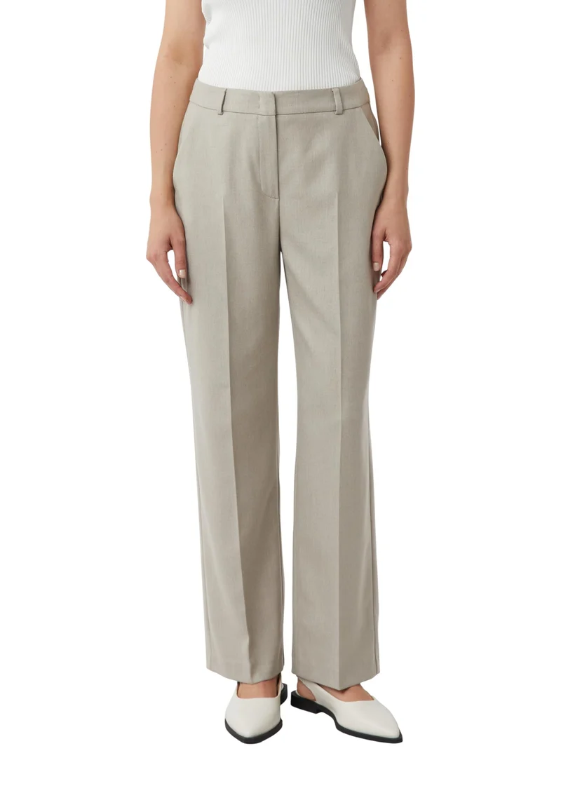 Comma Stoffhose braun
