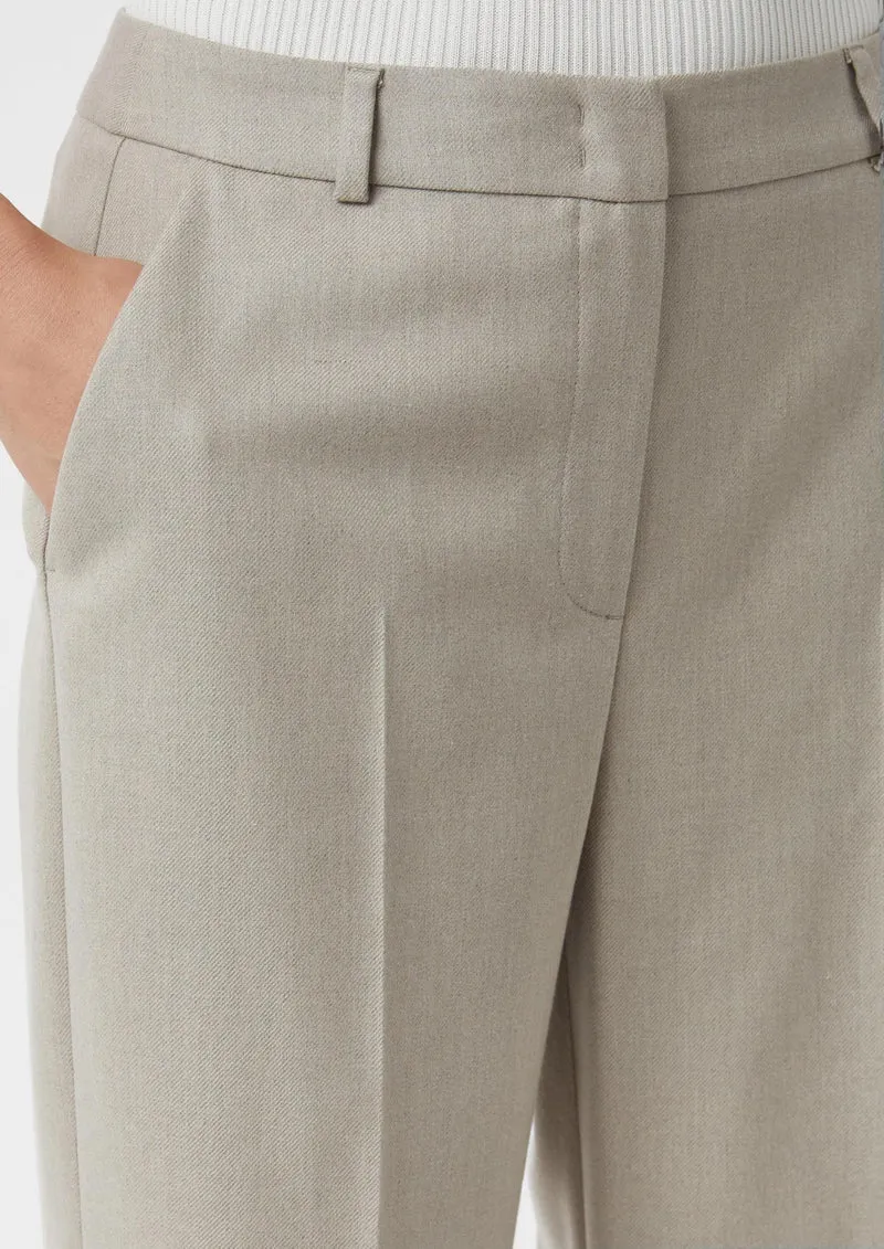 Comma Stoffhose braun