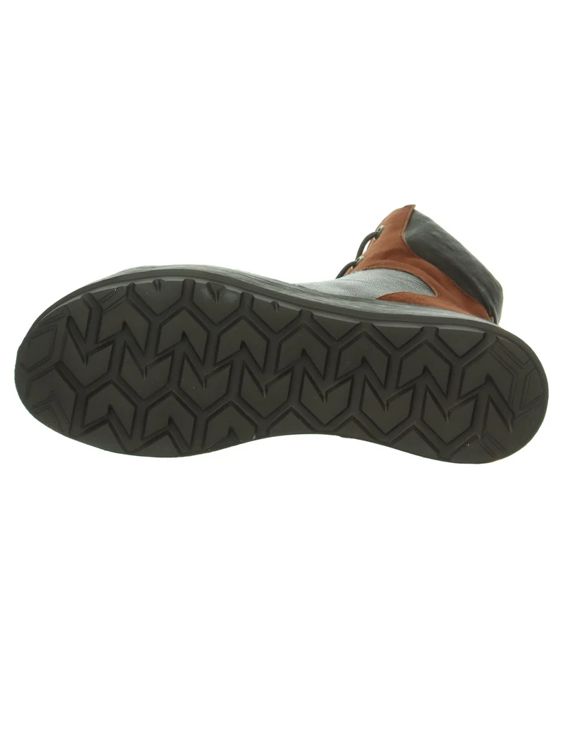 Think Schnür-Stiefeletten schwarz