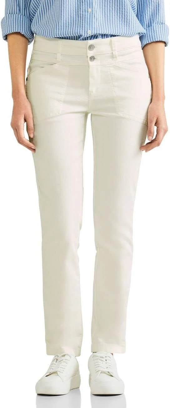 Street One Stoffhose offwhite
