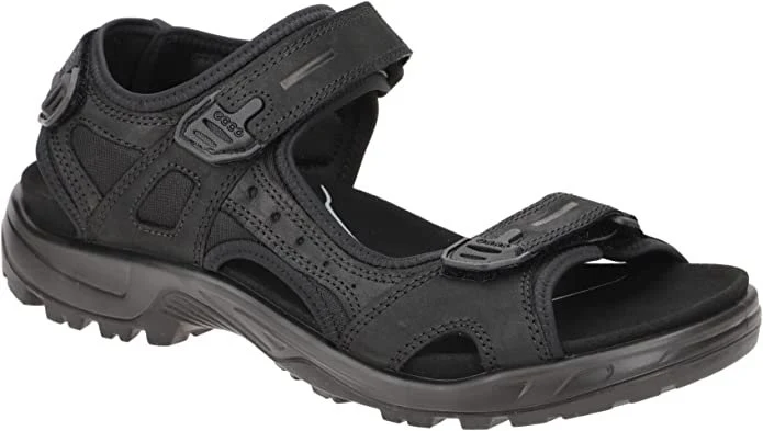 Ecco Sportliche Sandalen schwarz