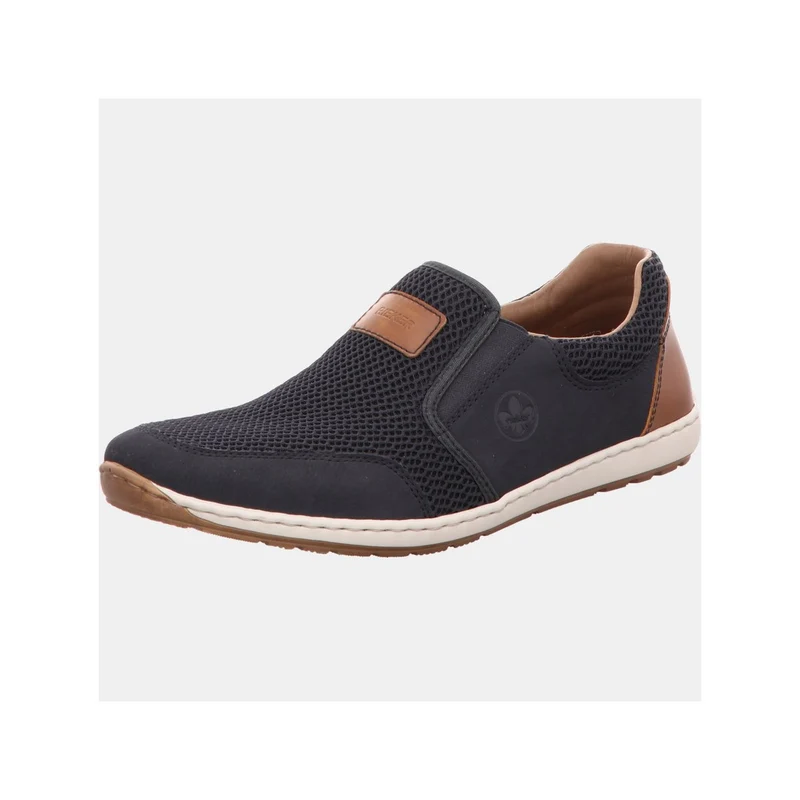 Rieker Sportliche Slipper blau