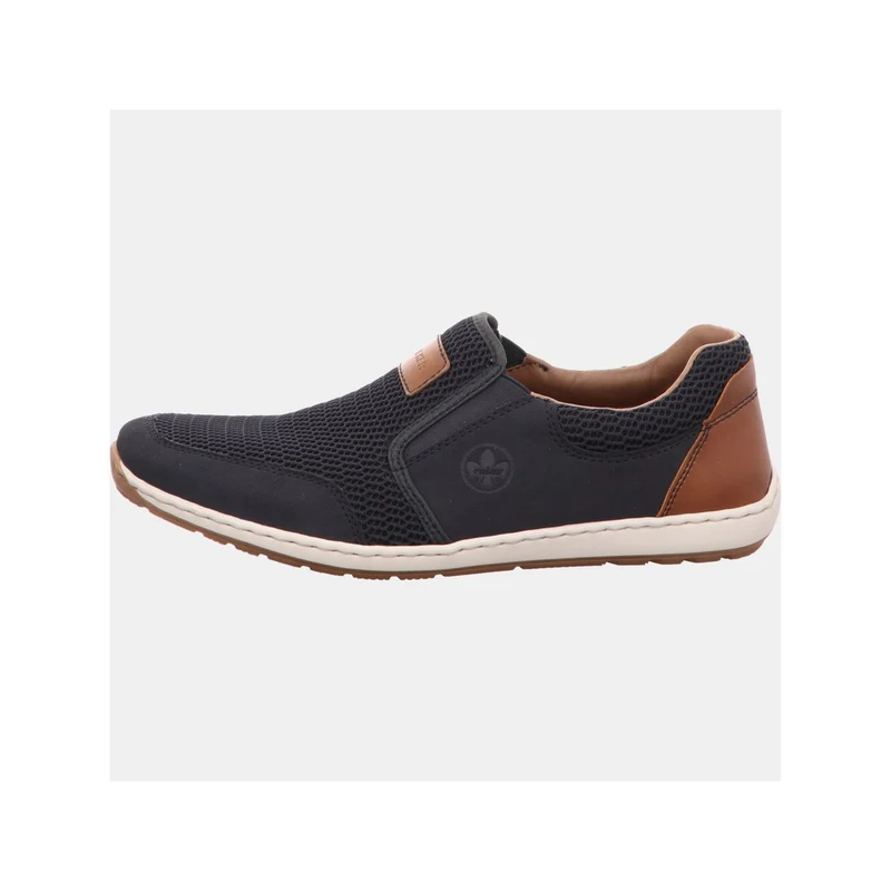 Rieker Sportliche Slipper blau