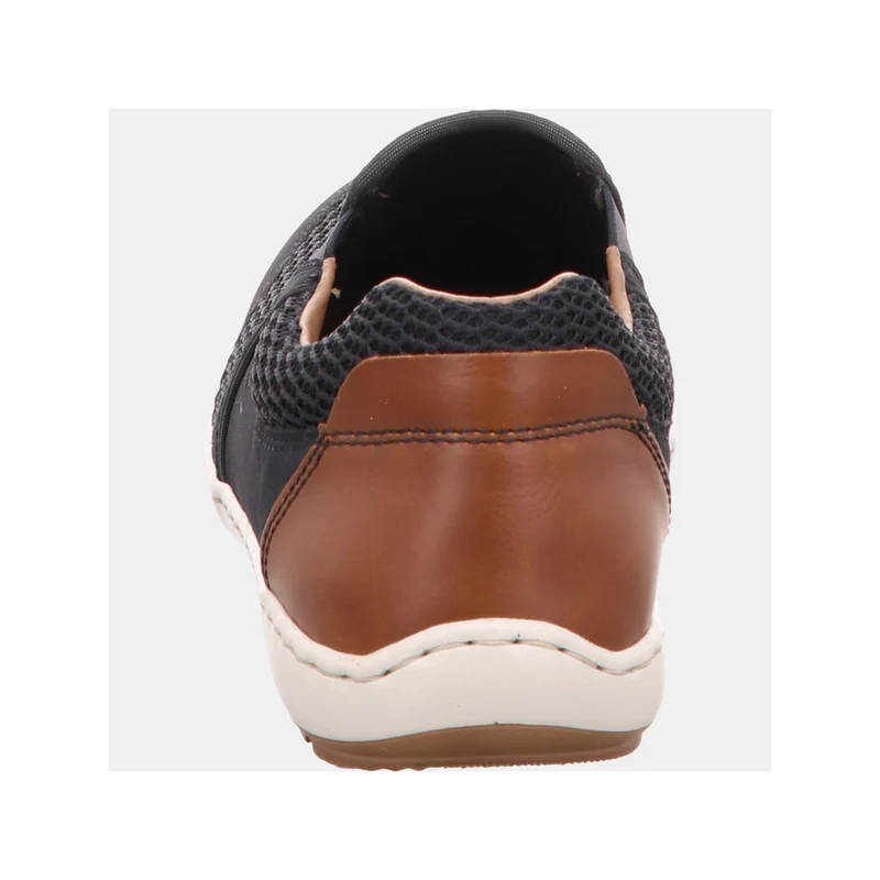 Rieker Sportliche Slipper blau