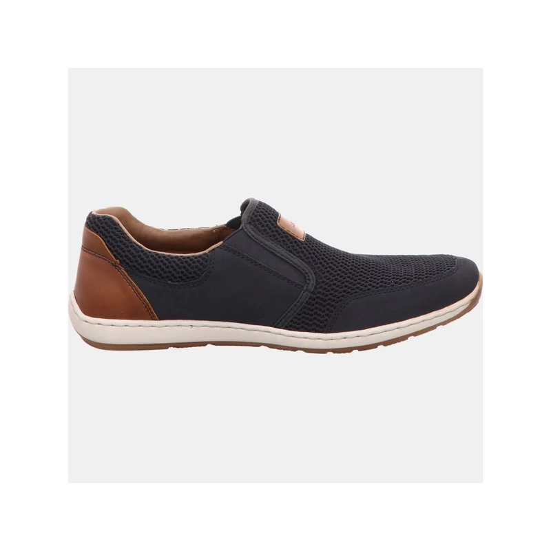 Rieker Sportliche Slipper blau