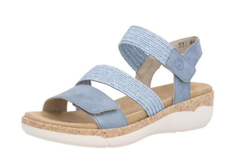 Remonte Komfort Sandalen Hellblau