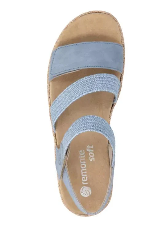 Remonte Komfort Sandalen Hellblau