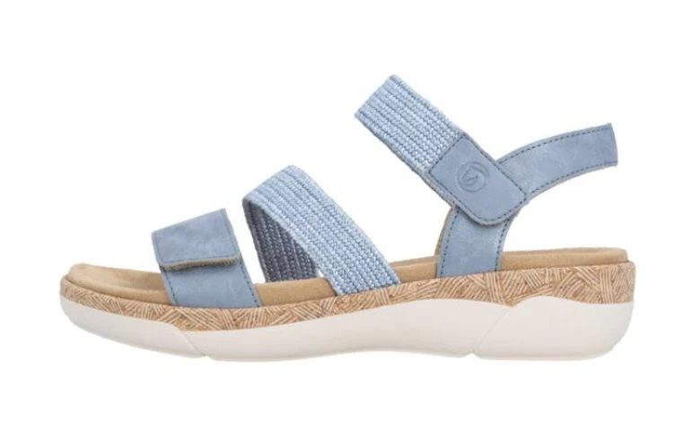 Remonte Komfort Sandalen Hellblau