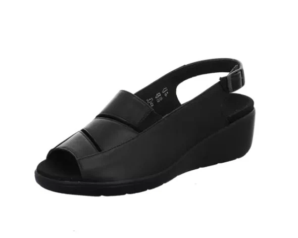 Semler Keilsandalen schwarz