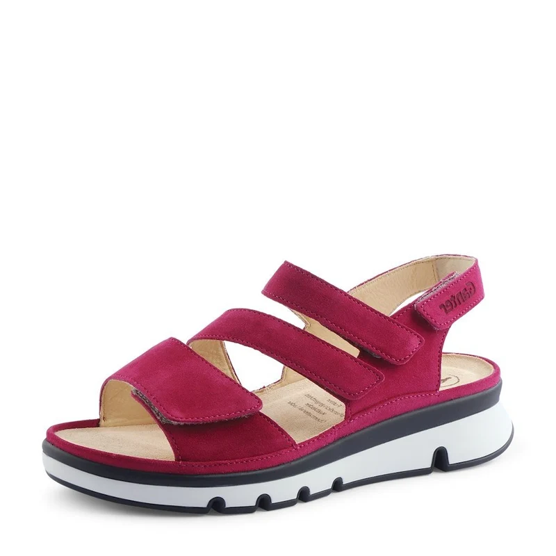 Ganter Riemchen Sandalen weinrot