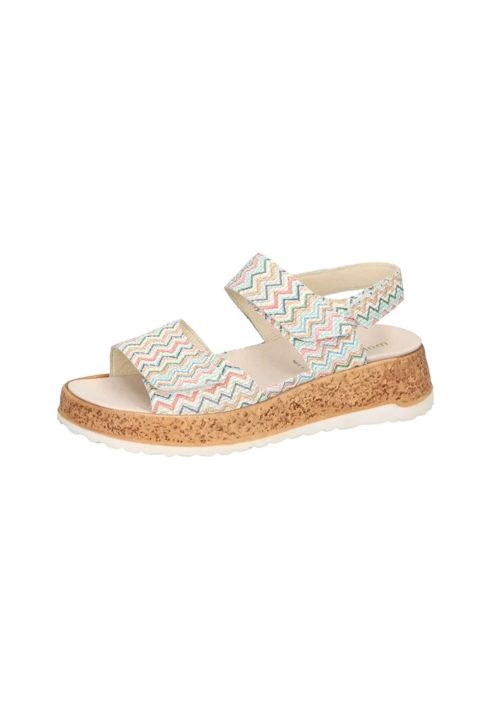 Waldläufer Keilsandalen türkis