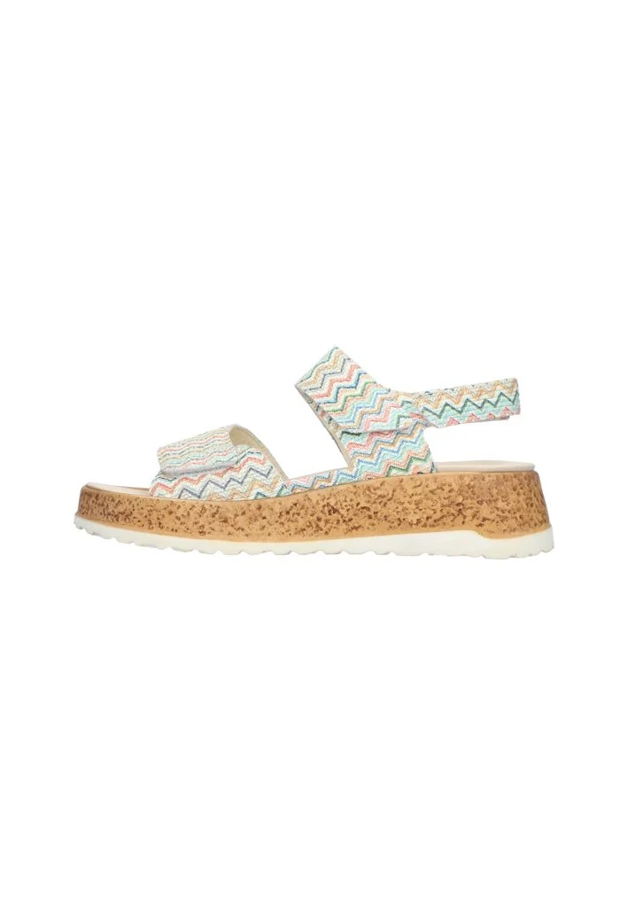 Waldläufer Keilsandalen türkis