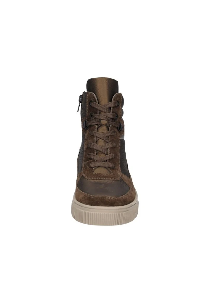 Waldläufer Schnür-Stiefeletten bronze