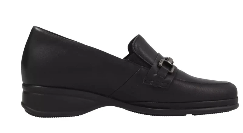 Semler Komfort Slipper schwarz