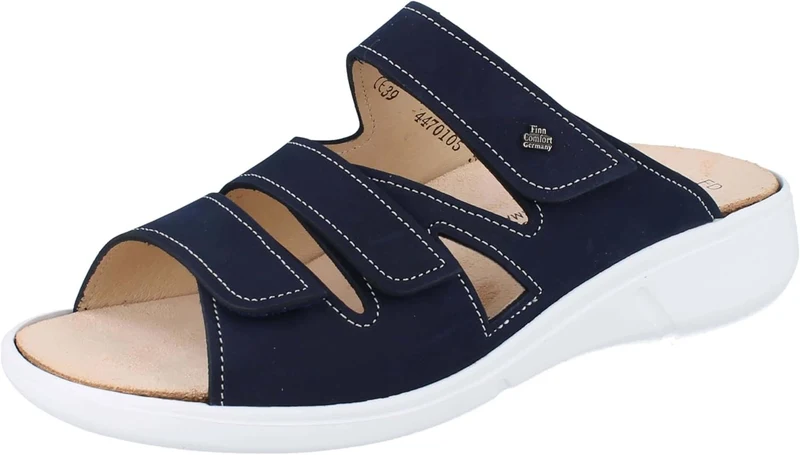 Finn Comfort Pantoletten Dunkelblau