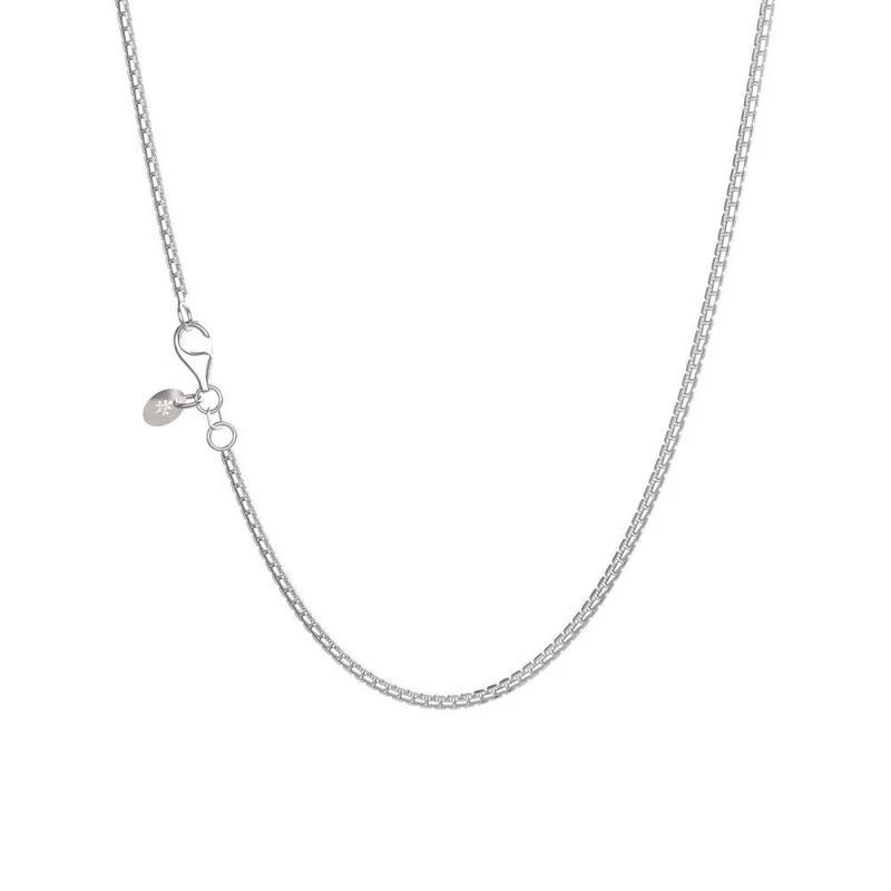 Seinerzeit Damen Halskette Boxkette 45cm Silber SZK-6990-013-45