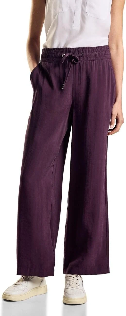 Street One Stoffhose lila
