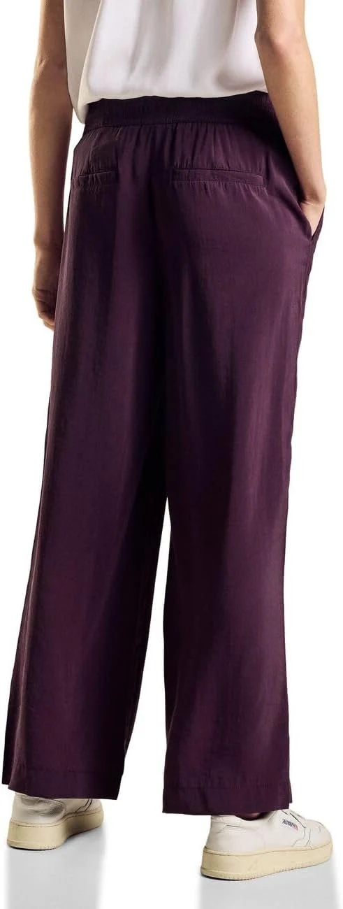 Street One Stoffhose lila