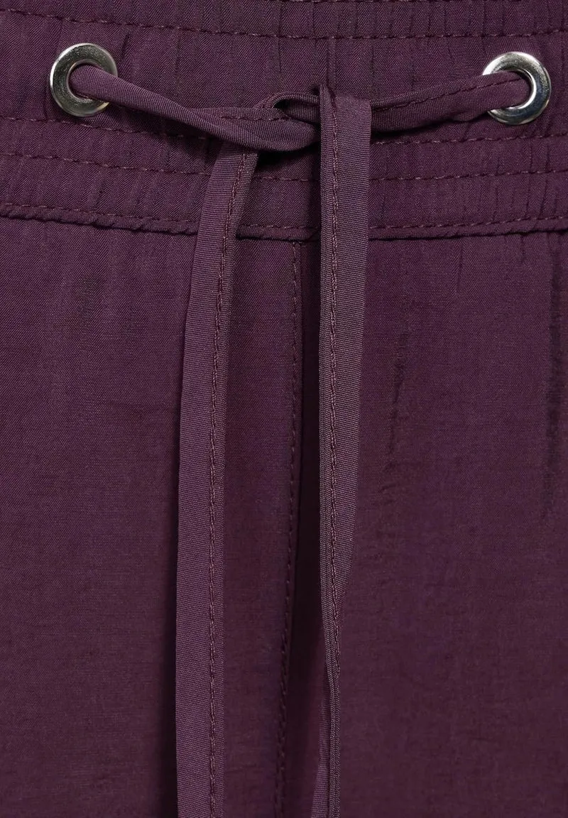 Street One Stoffhose lila