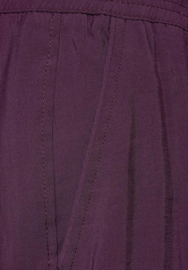 Street One Stoffhose lila