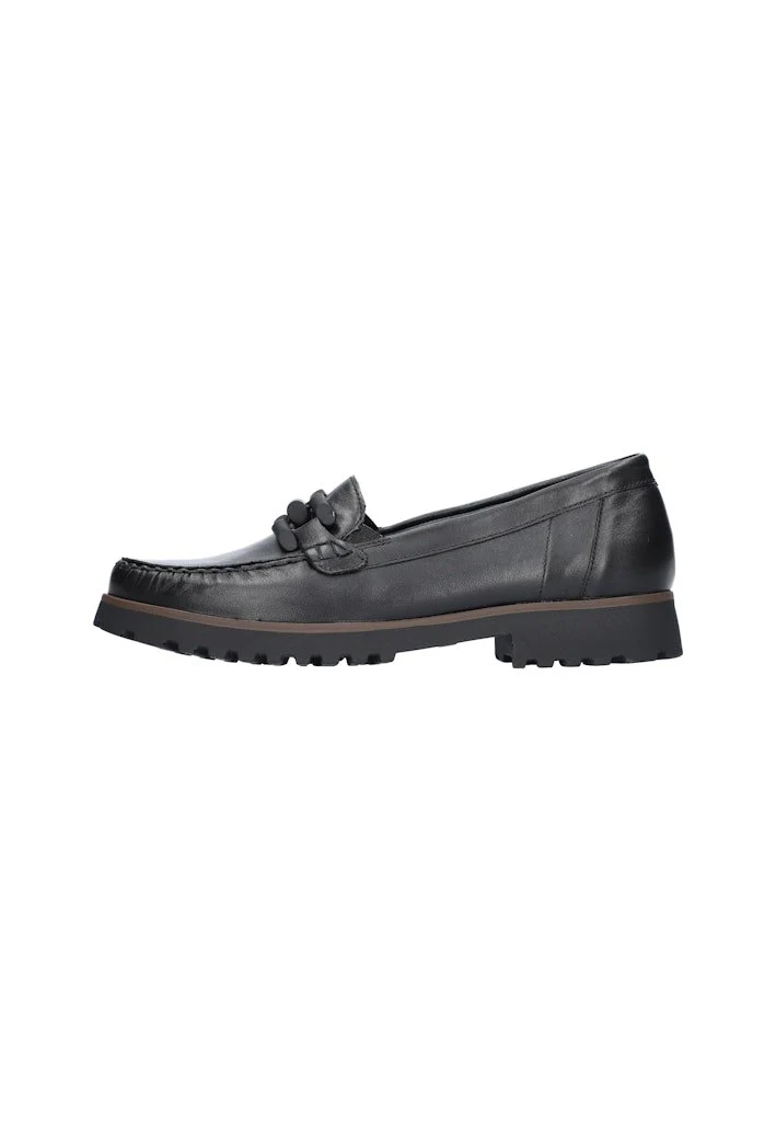 Waldläufer Slipper schwarz