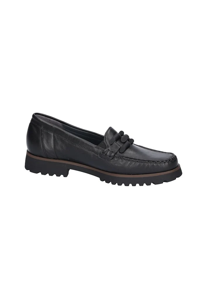 Waldläufer Slipper schwarz
