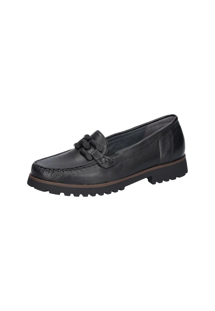 Waldläufer Slipper schwarz