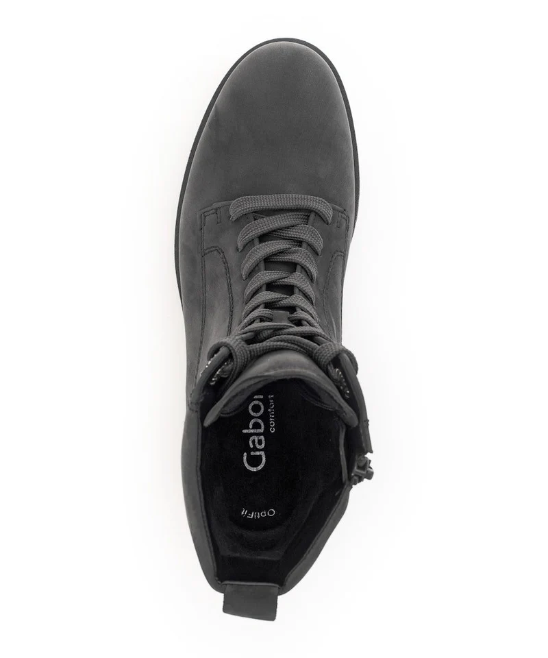 Gabor Schnür-Stiefeletten grau
