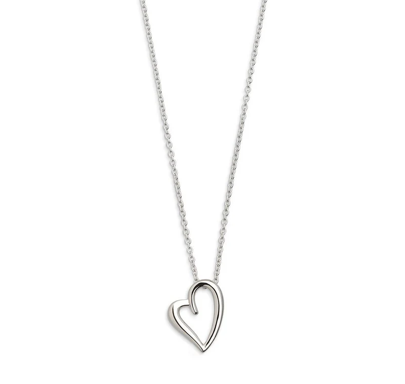 Xenox Damen Halskette Love Story mit Herz Charm Collier Silber XS2796 Herz