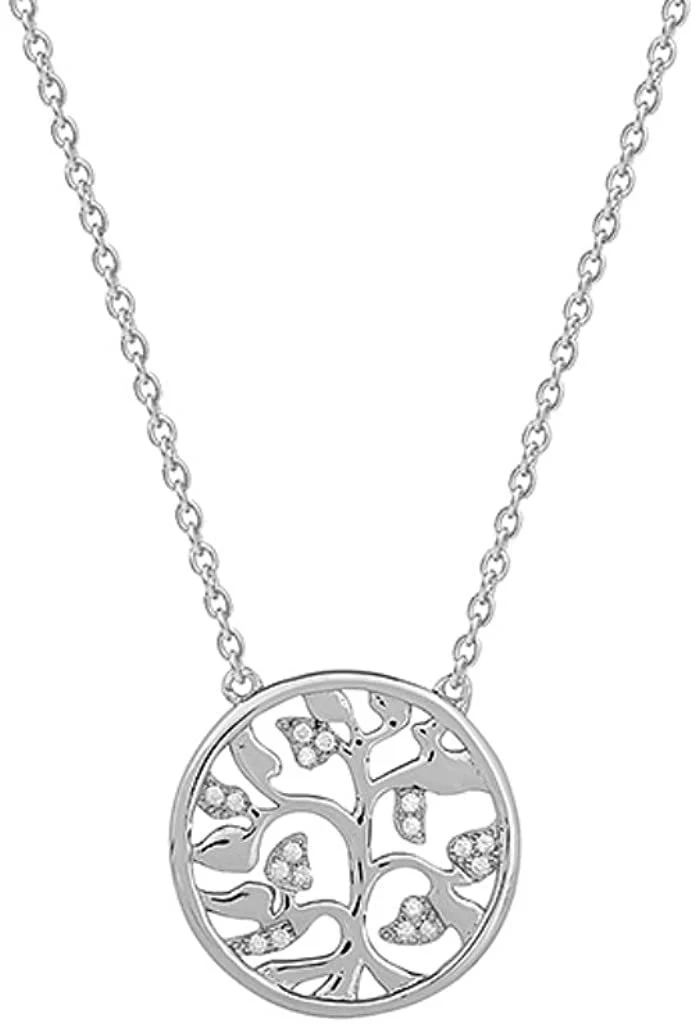 XENOX Kette Damen "Lebensbaum" silberfarben XS2944
