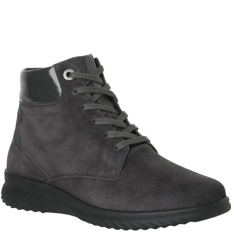 Ganter Schnür-Stiefeletten zementgrau