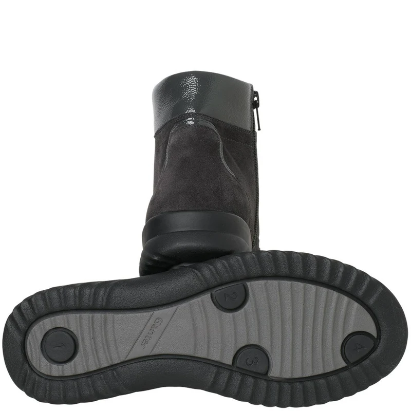 Ganter Schnür-Stiefeletten zementgrau
