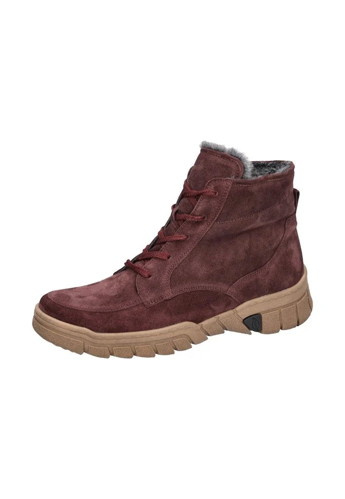 Waldläufer Schnür-Stiefeletten bordeaux