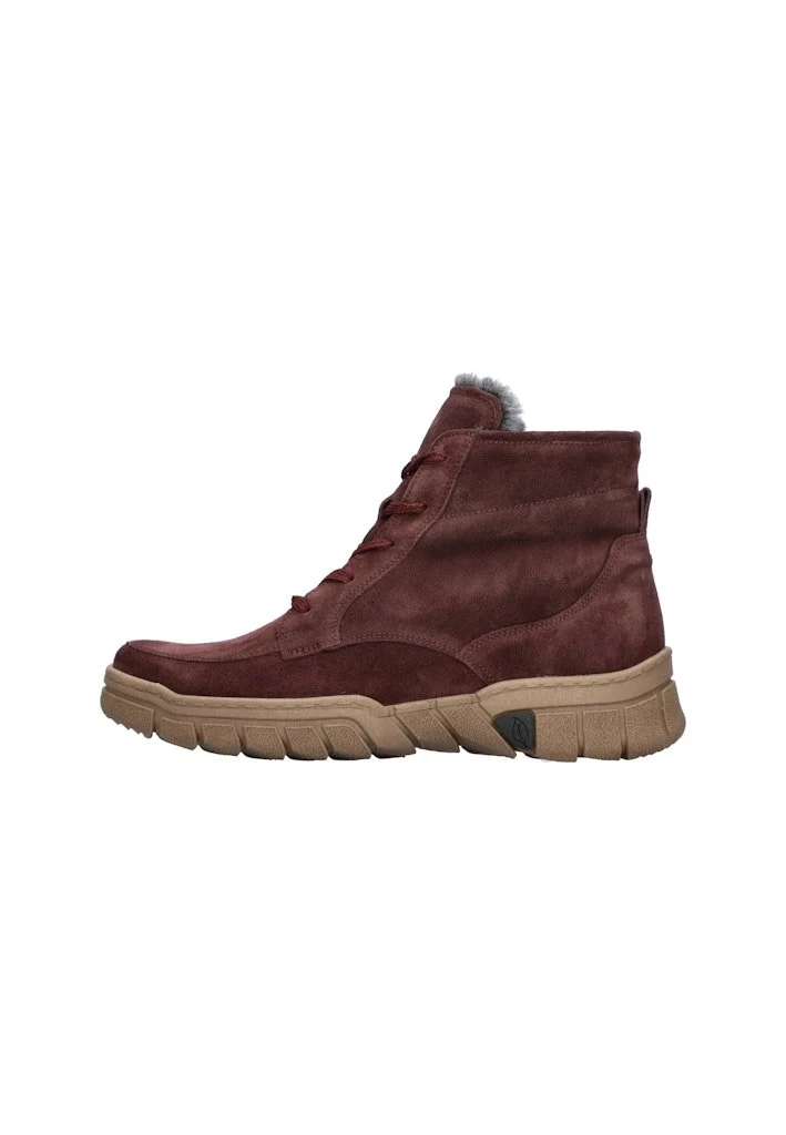 Waldläufer Schnür-Stiefeletten bordeaux