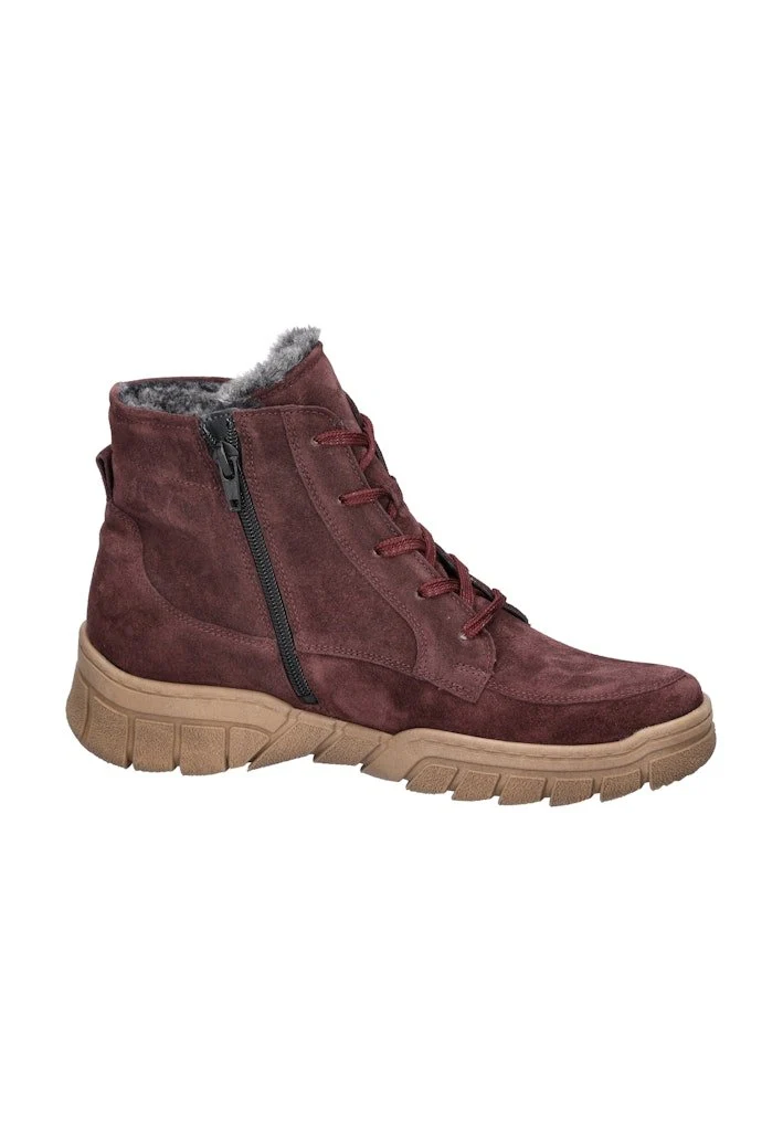 Waldläufer Schnür-Stiefeletten bordeaux