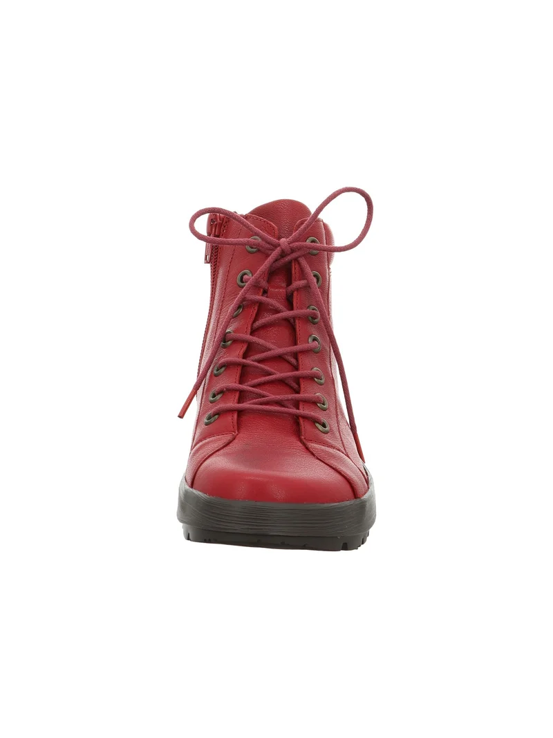 Think Schnür-Stiefeletten rot