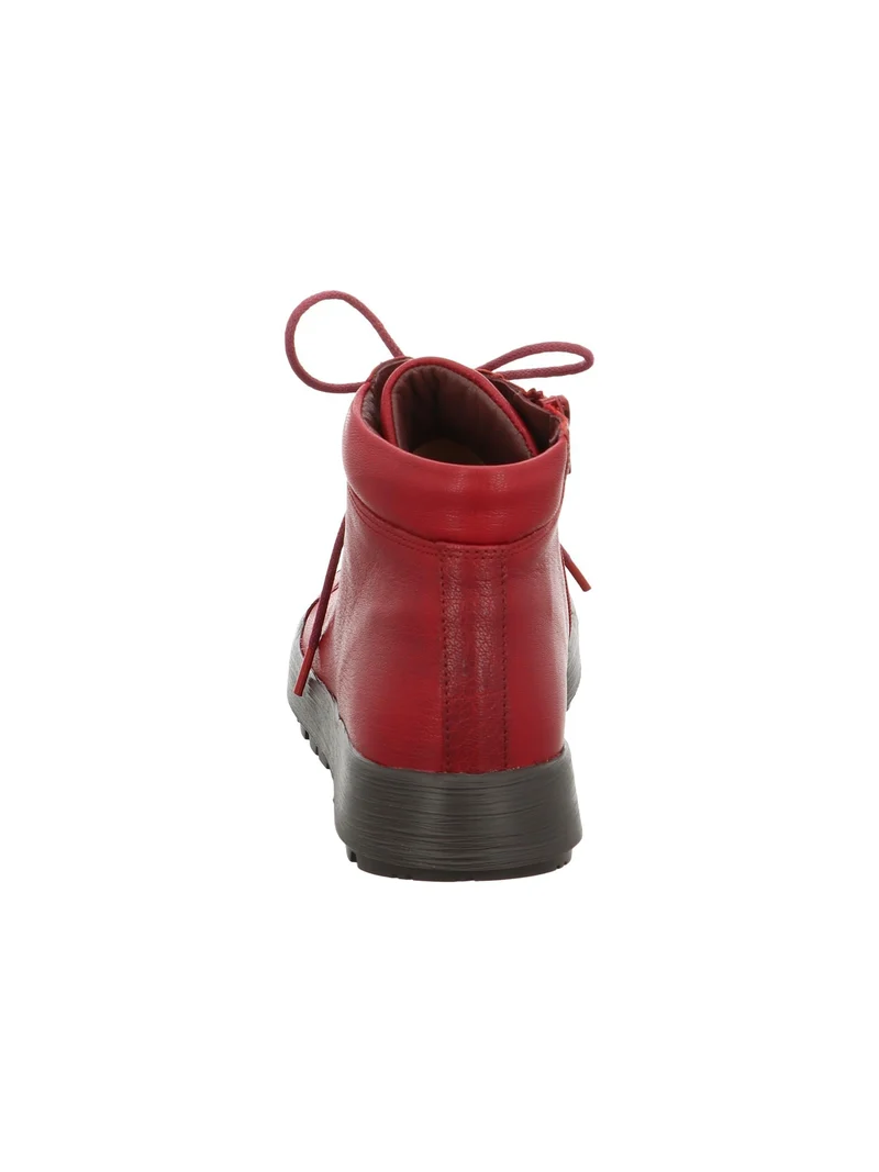 Think Schnür-Stiefeletten rot