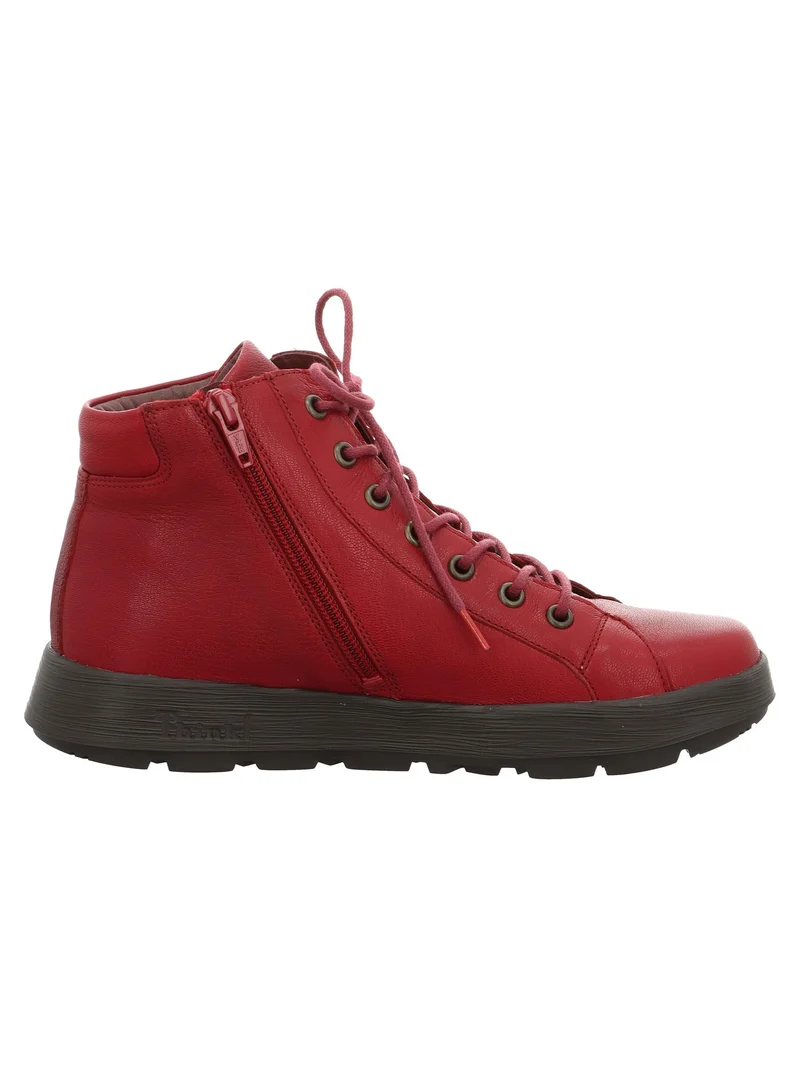 Think Schnür-Stiefeletten rot