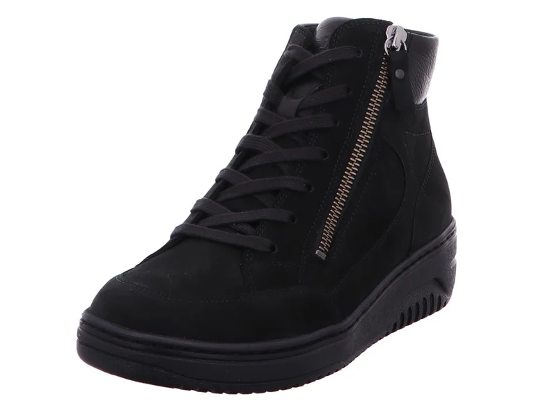 Hartjes Schnür-Stiefeletten schwarz