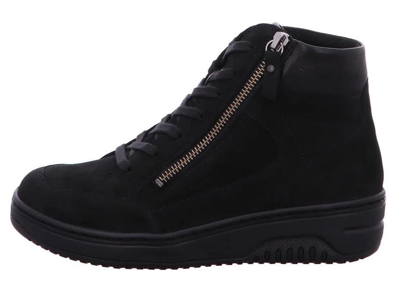 Hartjes Schnür-Stiefeletten schwarz