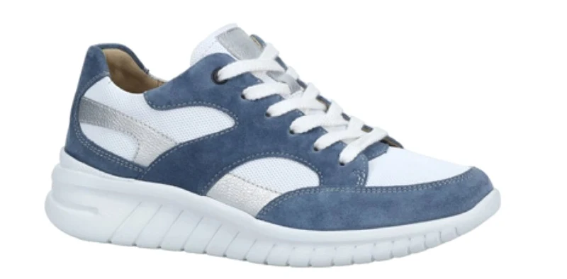 Hartes Schnürschuh Blau