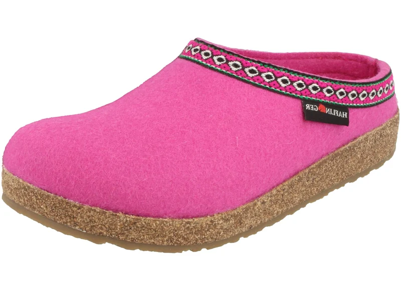 Haflinger Hausschuhe pink