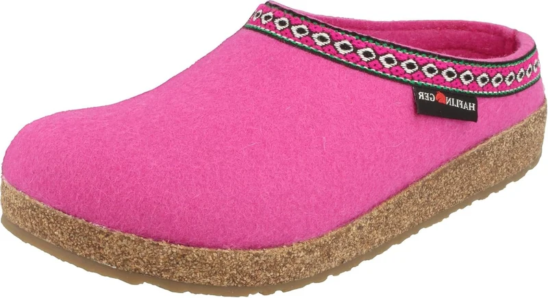 Haflinger Hausschuhe pink
