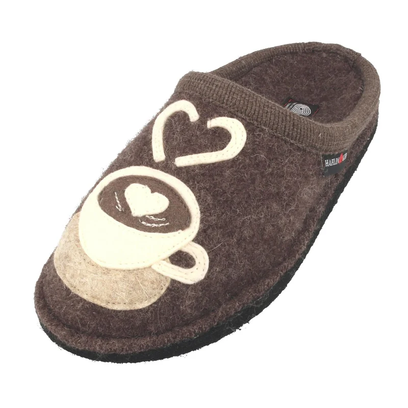 Haflinger Hausschuhe braun