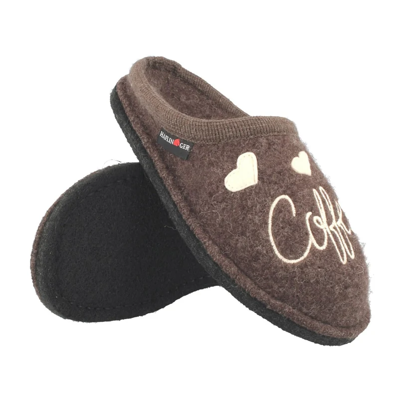 Haflinger Hausschuhe braun